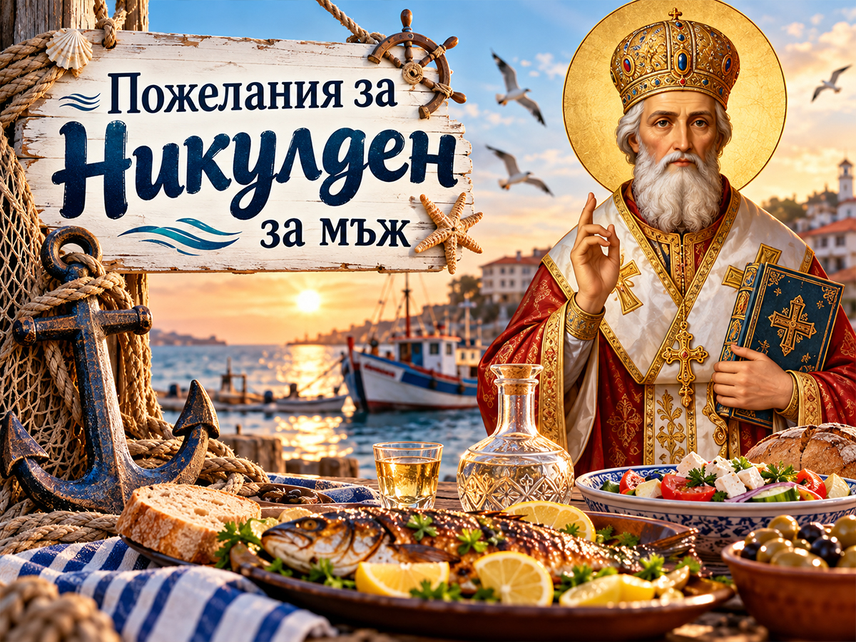 Пожелания за Никулден за мъж