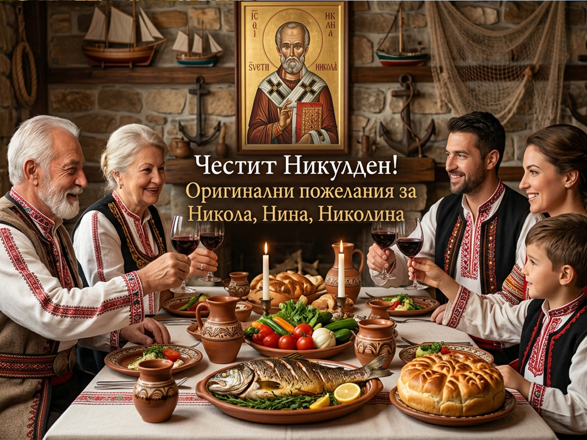 Пожелания за Никулден за семейството и за дома
