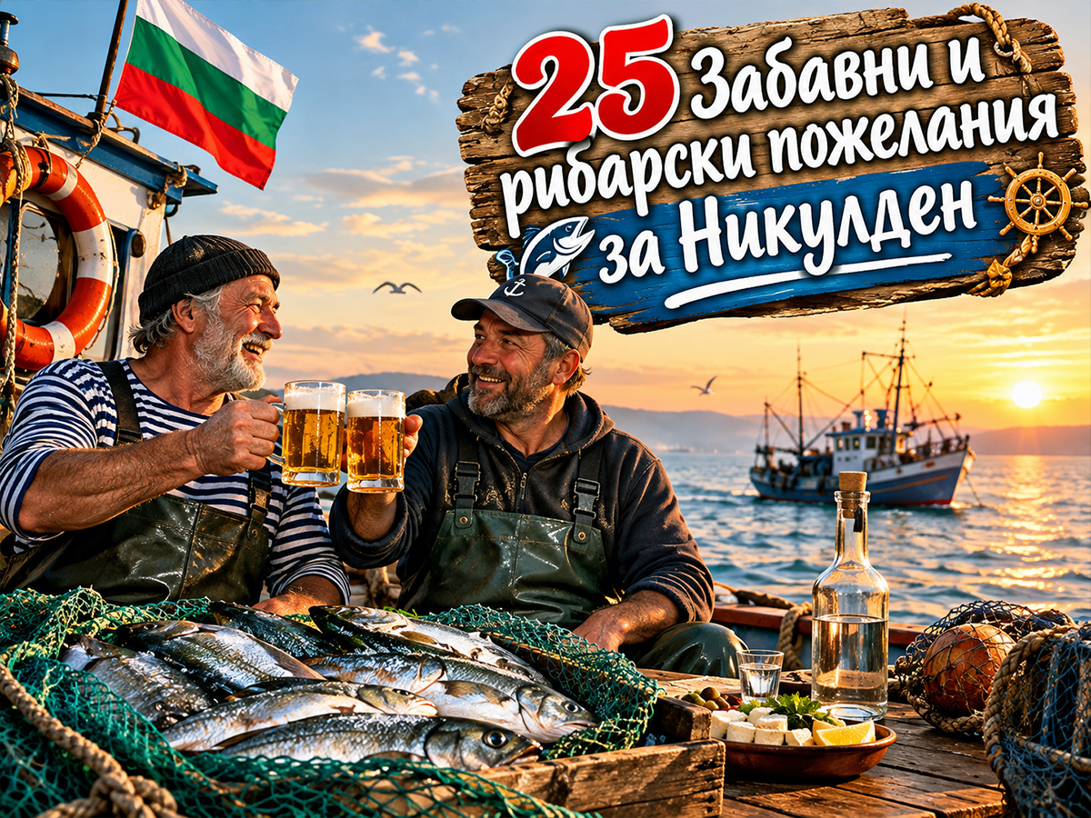 Забавни и рибарски пожелания за Никулден